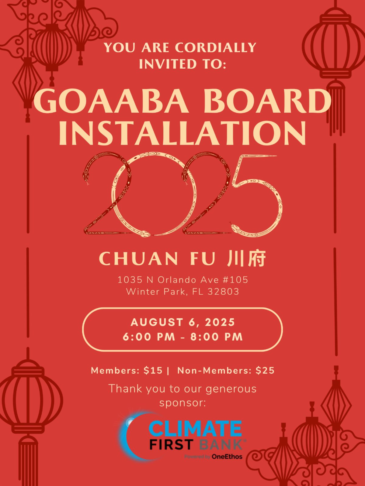 GOAABA Board Installation Ceremony
