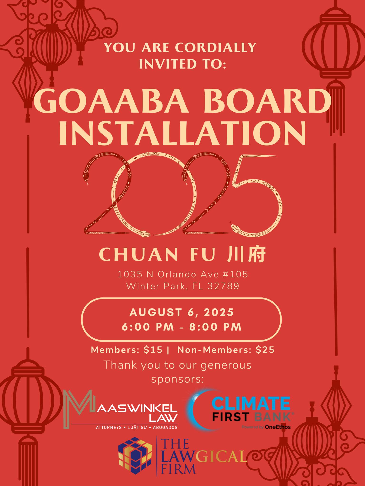 GOAABA Board Installation Ceremony