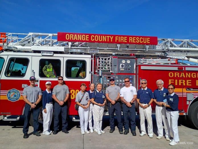 Tzu Chi Orlando Service adopted Fire Station