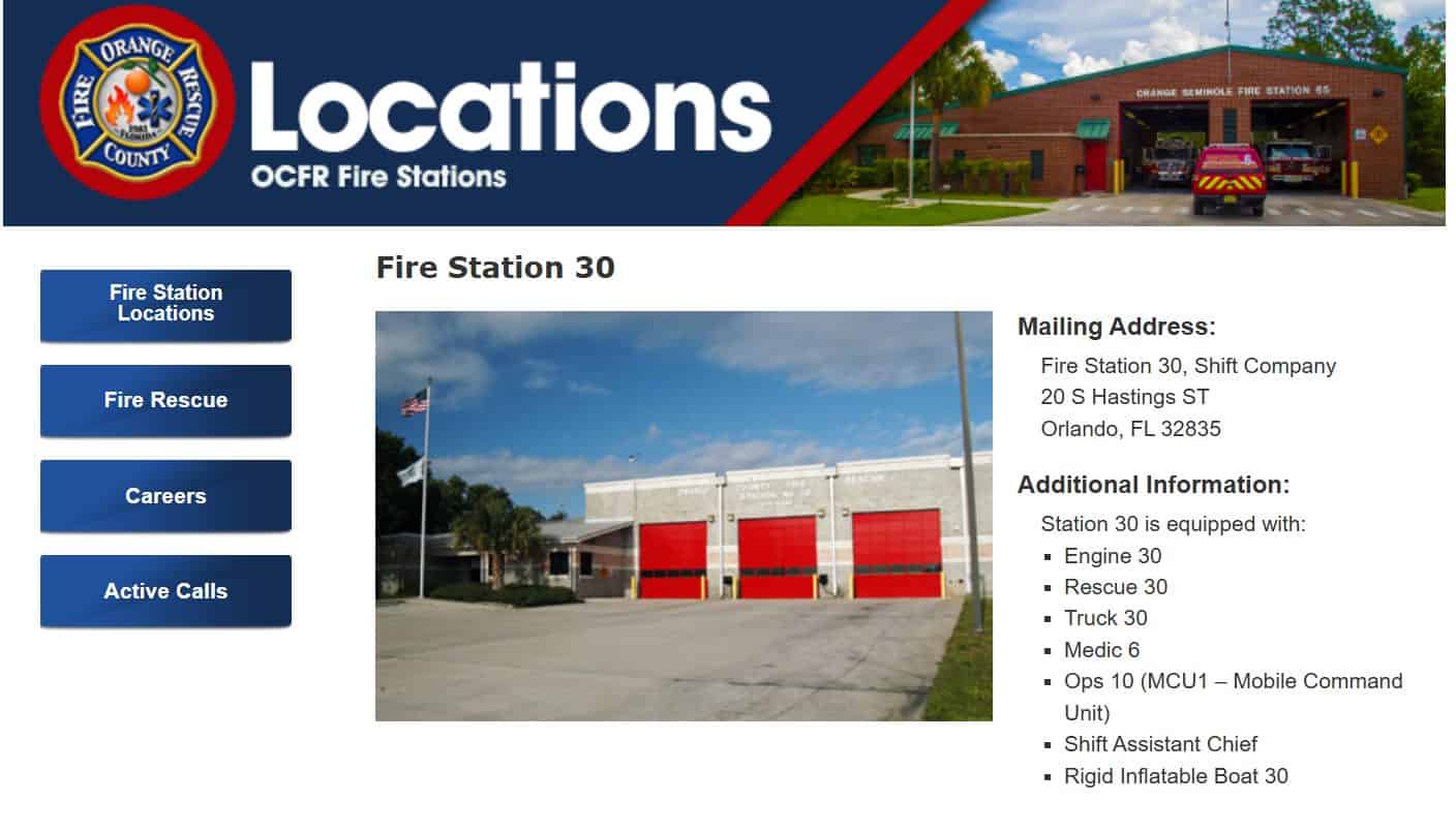 Tzu Chi Orlando Service adopted Fire Station