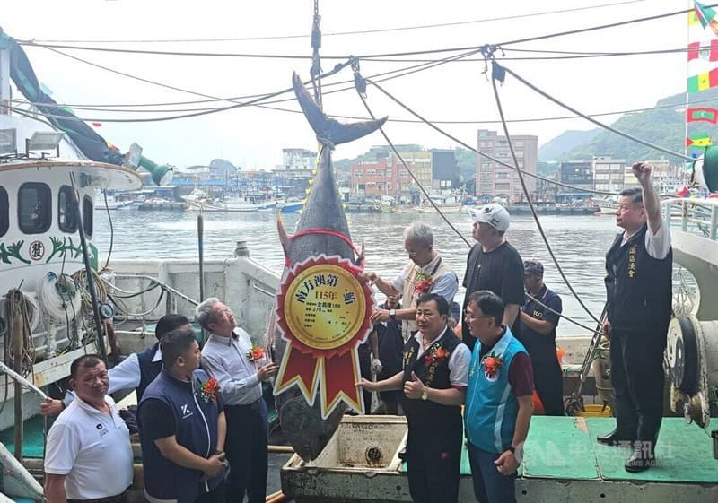 First Su’ao bluefin tuna of season sold for nearly US$63,040 first Su'ao tuna