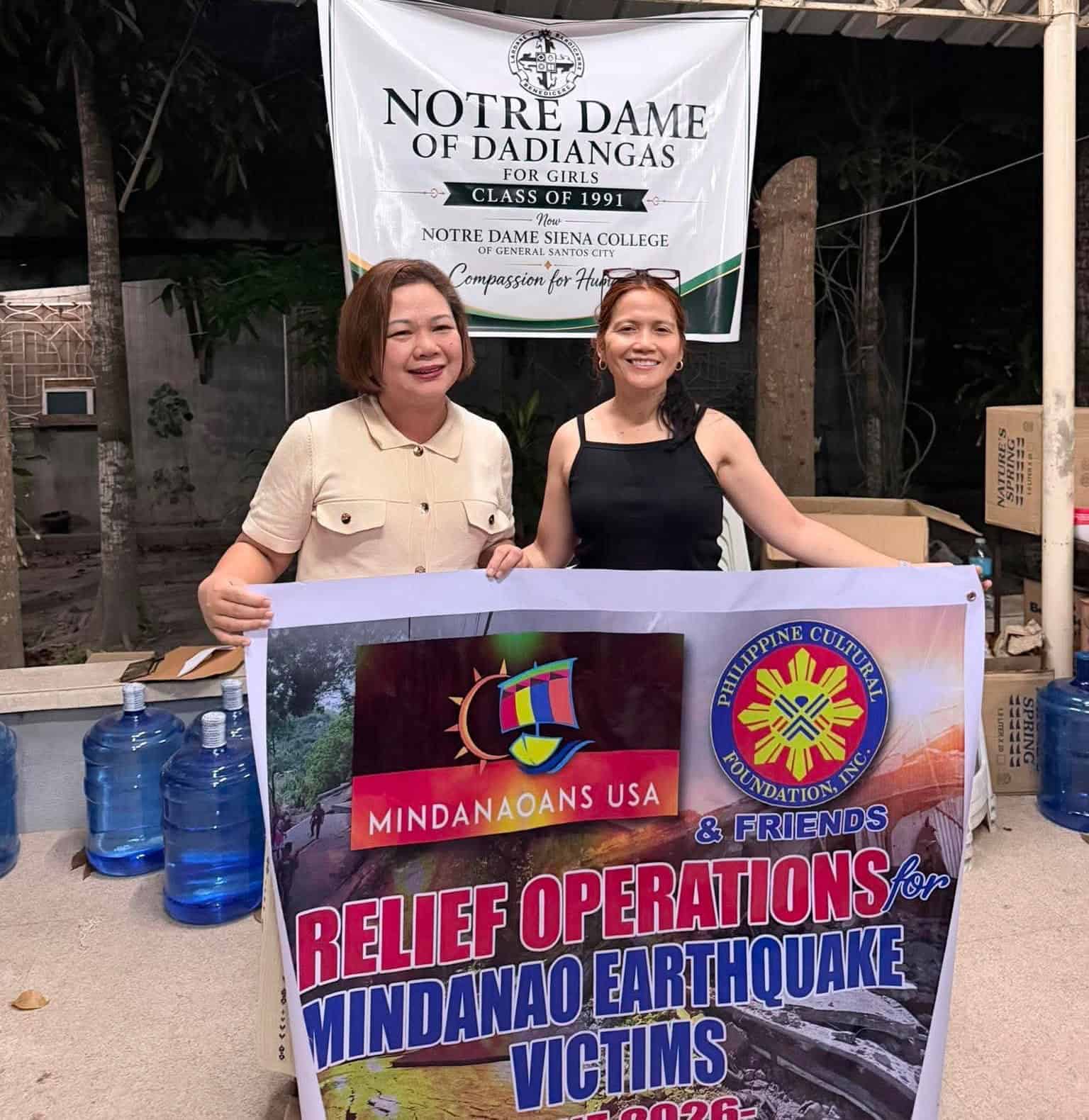 MINDANAOANS OF TAMPA, FLORIDA, SEND RELIEF TO EARTHQUAKE VICTIMS IN THE PHILIPPINES