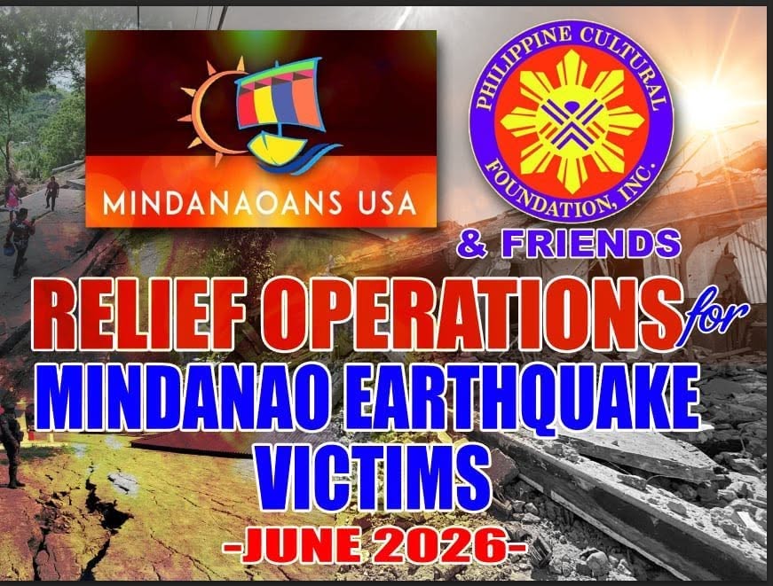 MINDANAOANS OF TAMPA, FLORIDA, SEND RELIEF TO EARTHQUAKE VICTIMS IN THE PHILIPPINES