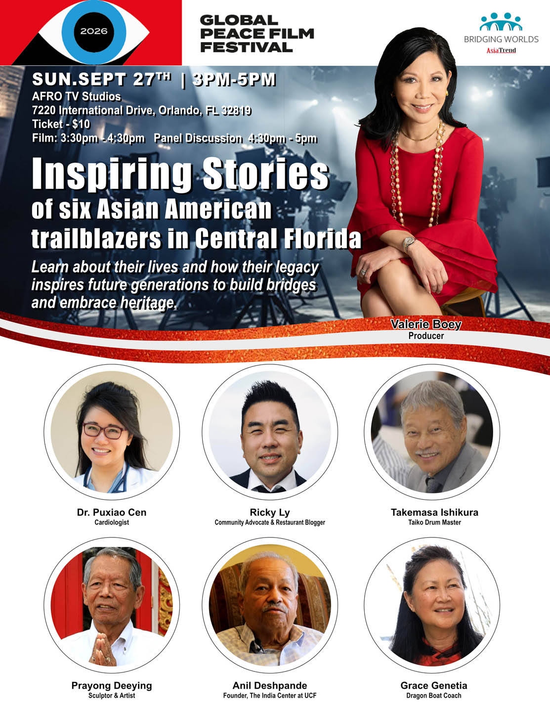 Bridging Worlds screening at Global Peace Film Festival