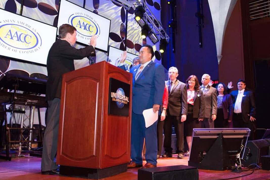 AACC BOD2018 Oath of Office - Read by Bill DAVIS — at Citywalk's Rising Star AACC