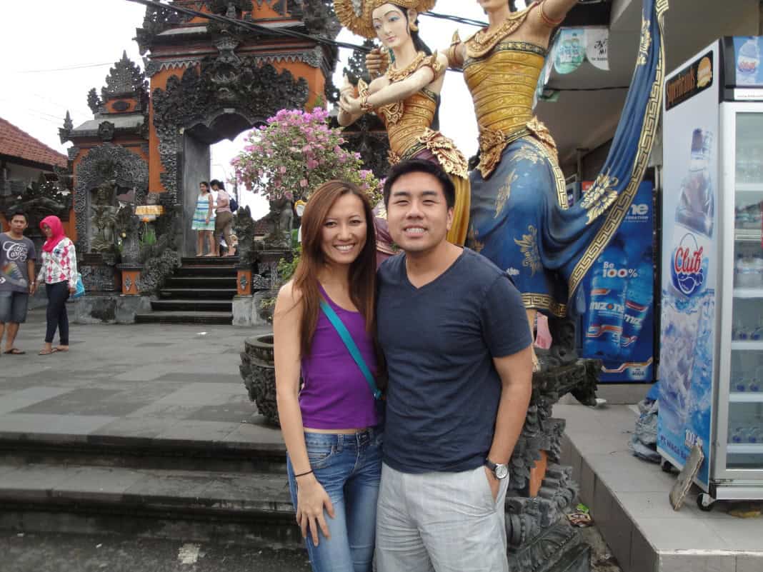 Ricky and May Ly at Uluwatu Temple