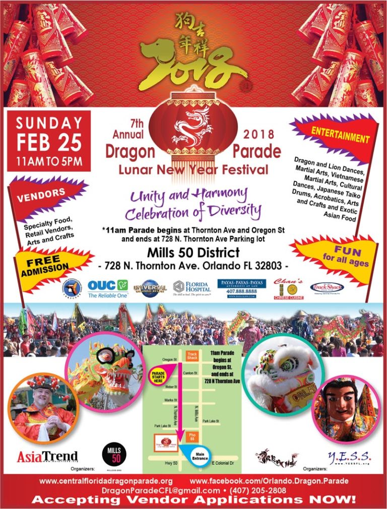 7th Annual Dragon Parade Lunar New Year Festival 2018 - Asia Trend