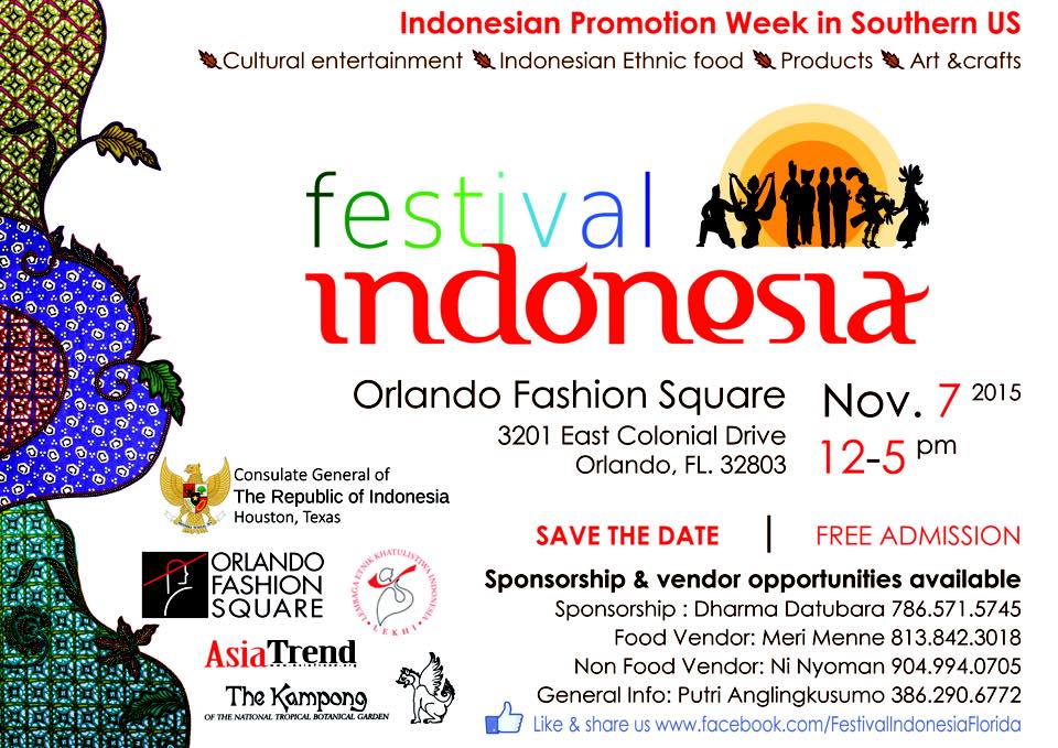 Festival Indonesia 2015 with logos