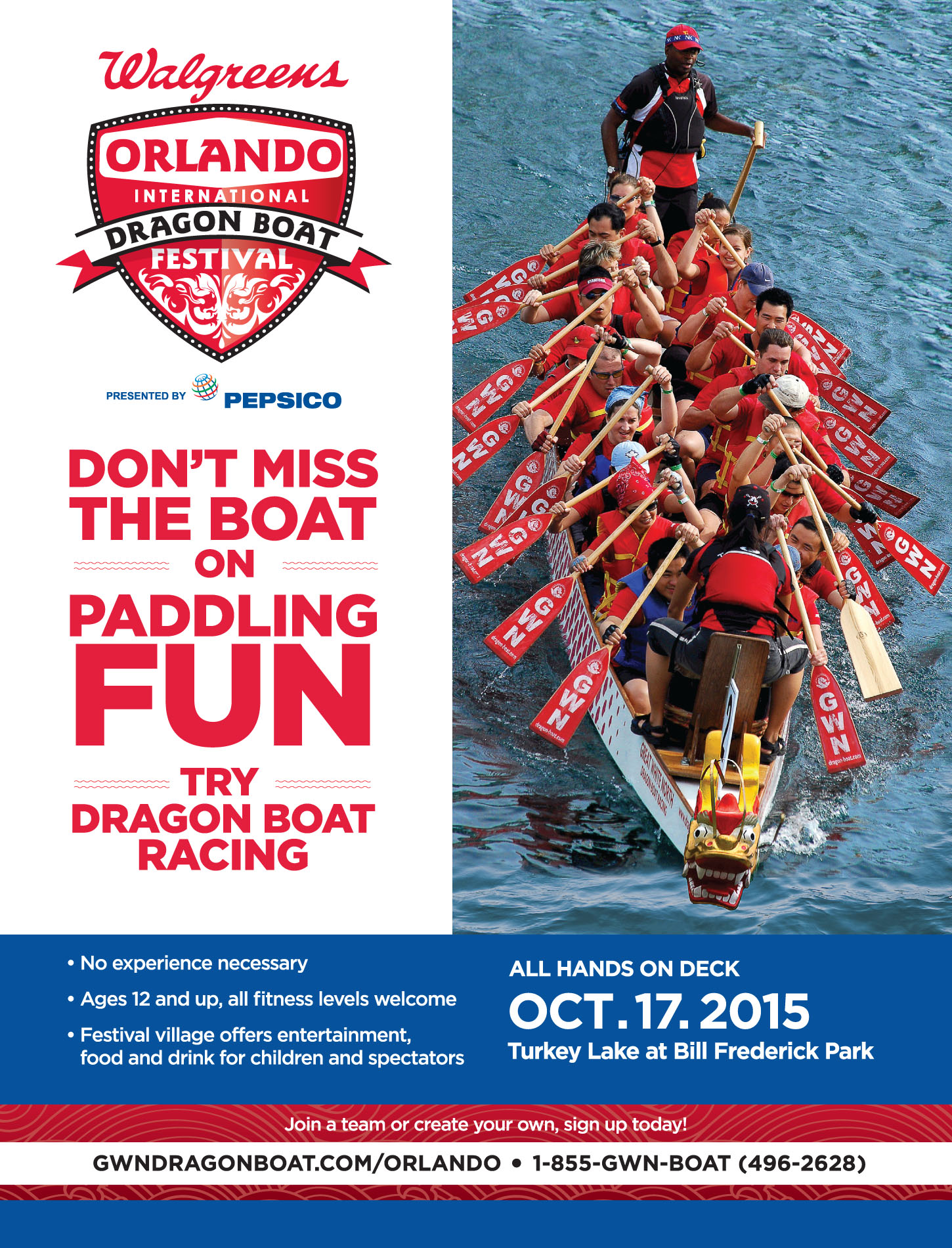 Walgreen Orlando International Dragon Boat Festival 2015