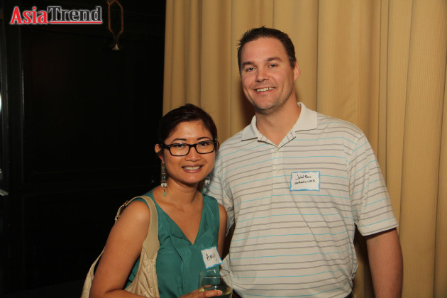 GOAABA Member, Amy Mai, and John Ball from Authentic- WEB, GOAABA’s website designer and sponsor-in-kind
