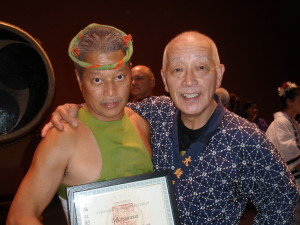 Takemasa Ishikura from Matsuriza & Grand Master Tanaka Seiichi