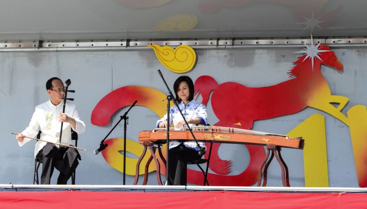 Chinese instruments demonstration