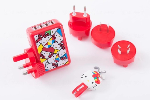 Travel Adapter with Wire Organizer