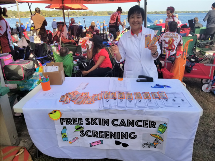 Skin Cancer Screening at Lake Orlando Dragon Boat Festival