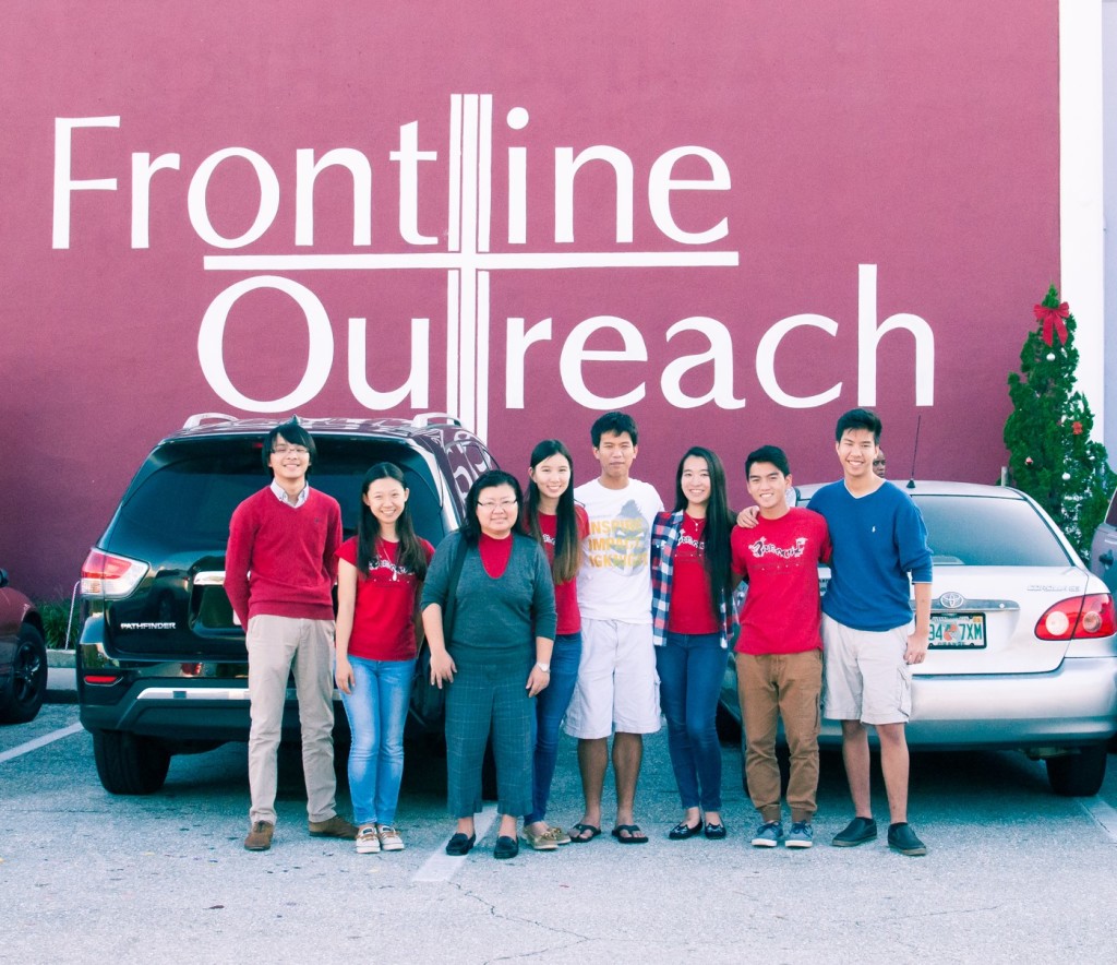 Volunteers at Frontline Outreach