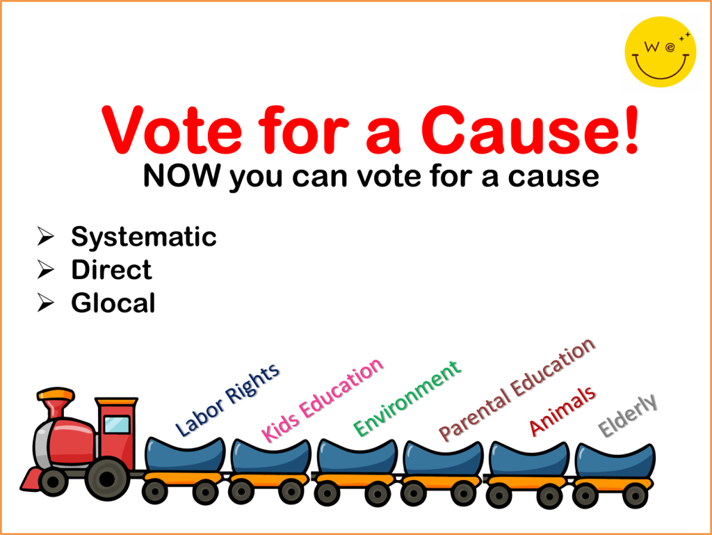 Vote for a cause
