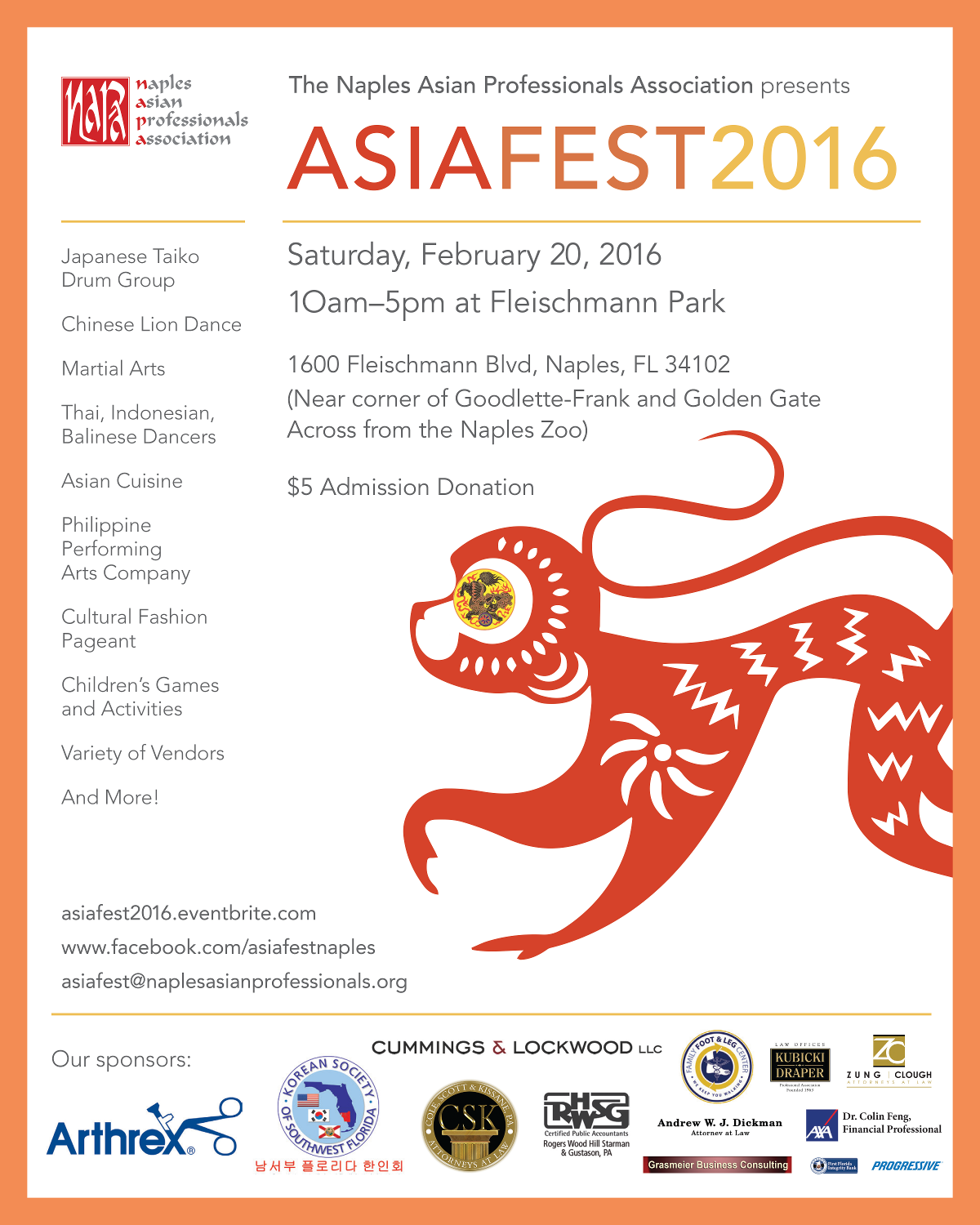 AsiaFest 2016 I Fleischmann Park