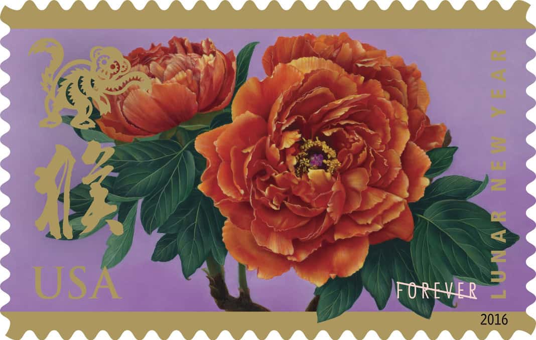 year-of-the-monkey-usps-forever-stamp-2016 Year of the Monkey Stamp